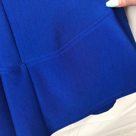 Guess Fit n Flare Skater Dress Royal Blue - Picture 5 of 7